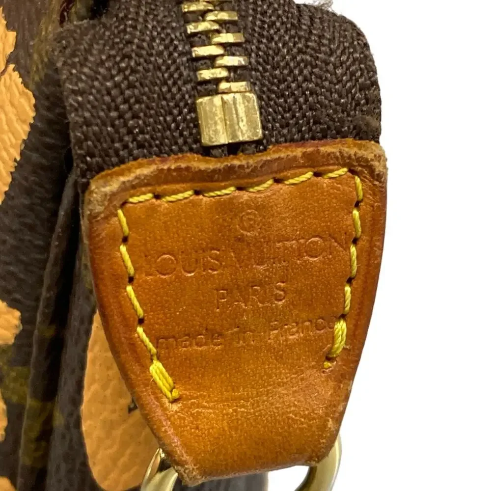 Louis Vuitton Pochette Accessoires Monogram Graffiti Handbag M92193